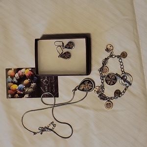 Viva beads handmade clay jewelry set